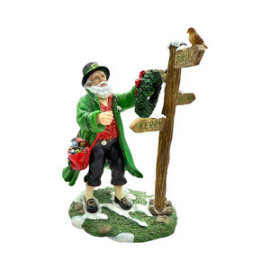 Pipka Irish Collection Emerald Isle Irish Santa Figurine #821 – 2003 Limited Edi